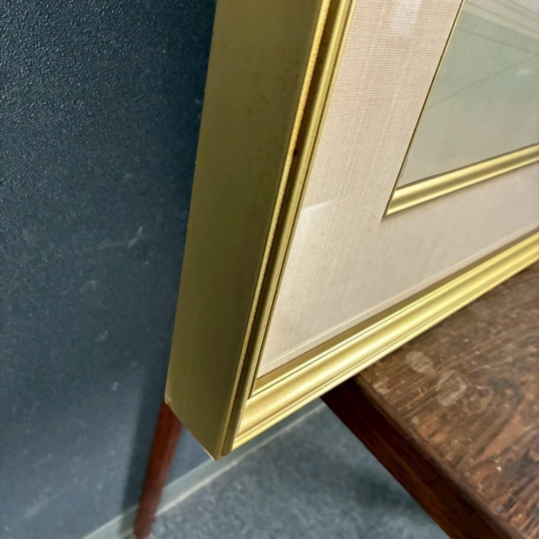 上村松園「夕暮」シルクスクリーン 絹本 上村淳之監修の証明シール有 近代美人画