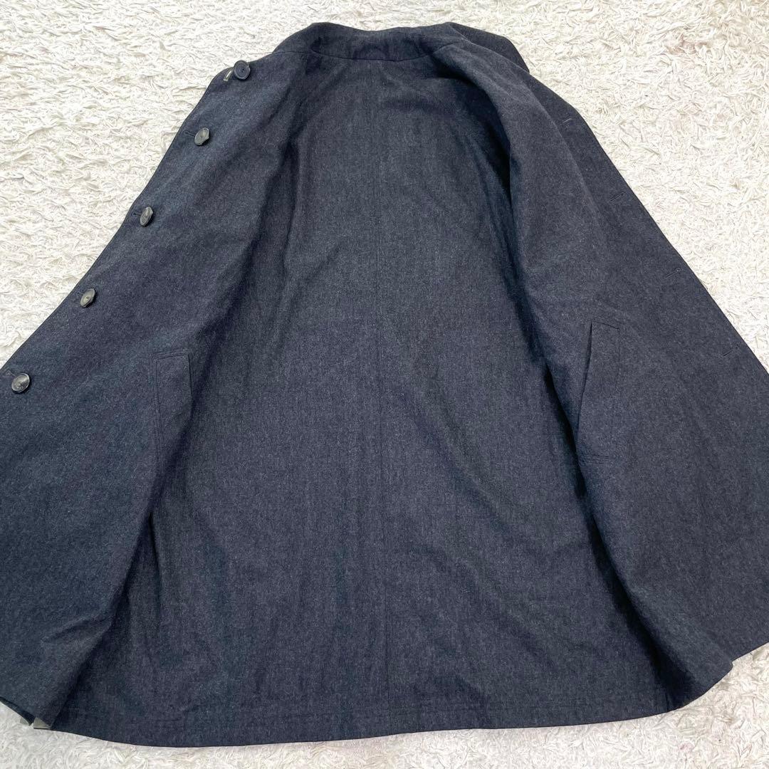 GUCCI カシミヤ混 リバーシブルコート グレー系 カーキ 40サイズ