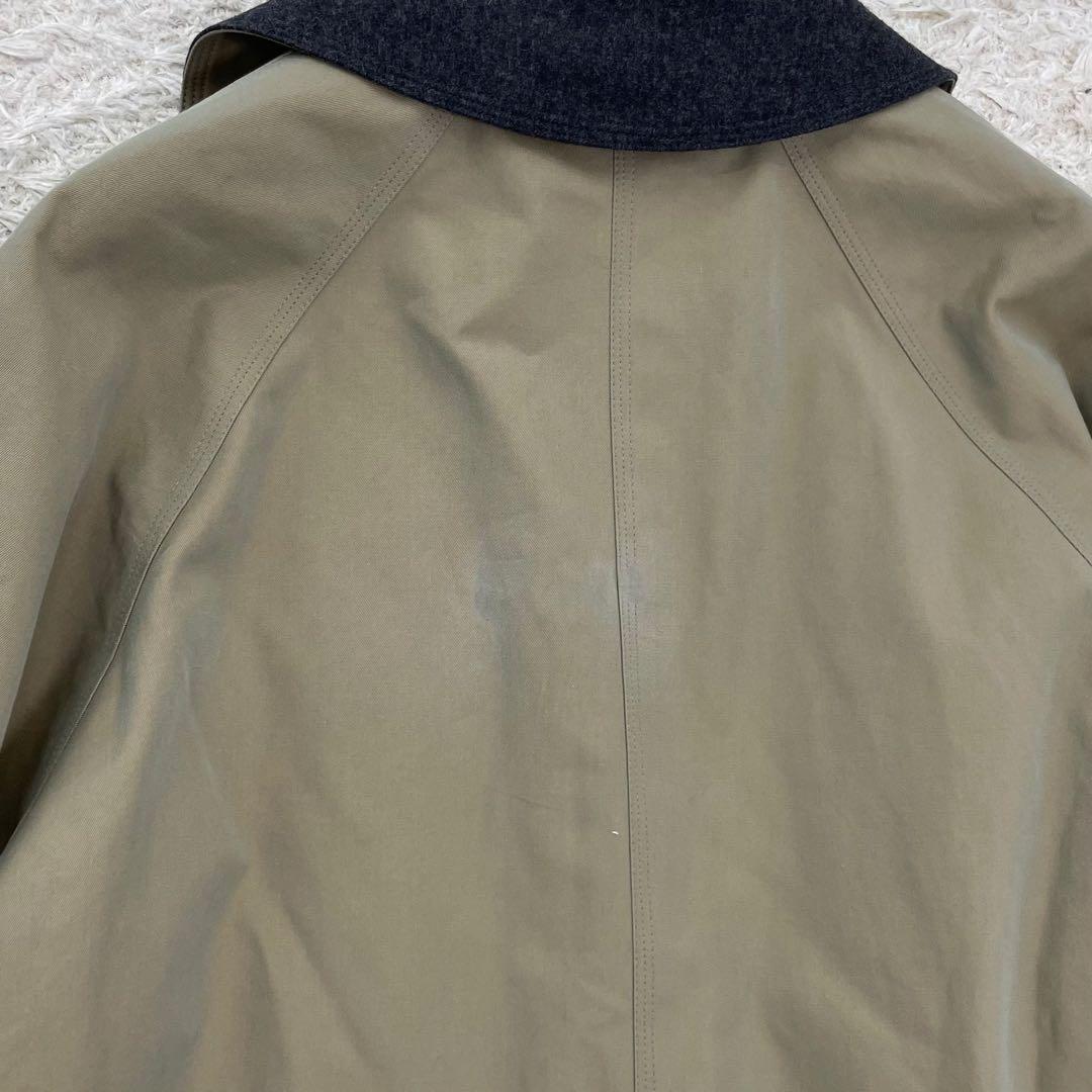 GUCCI カシミヤ混 リバーシブルコート グレー系 カーキ 40サイズ