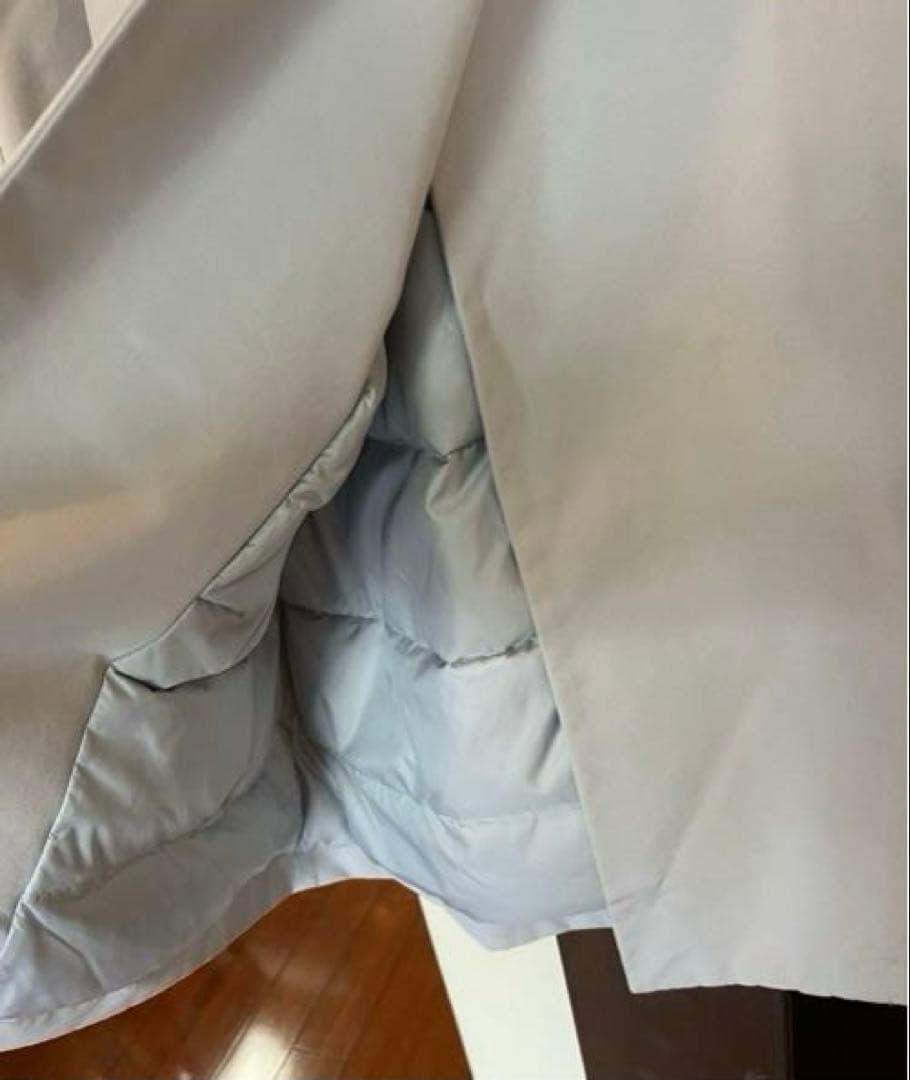 ロゼTOMORROWLAND ポリエステルコットン ベルテッドダウンコート