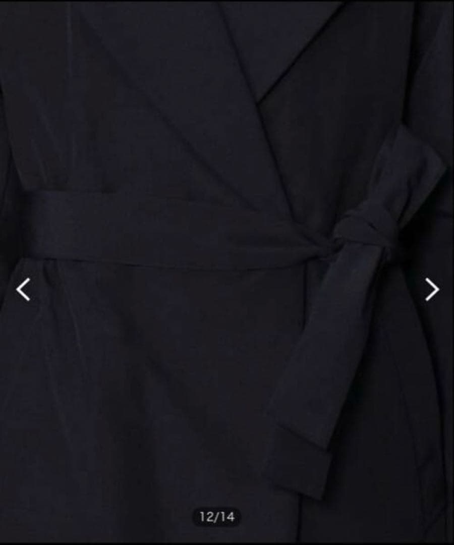 ロゼTOMORROWLAND ポリエステルコットン ベルテッドダウンコート