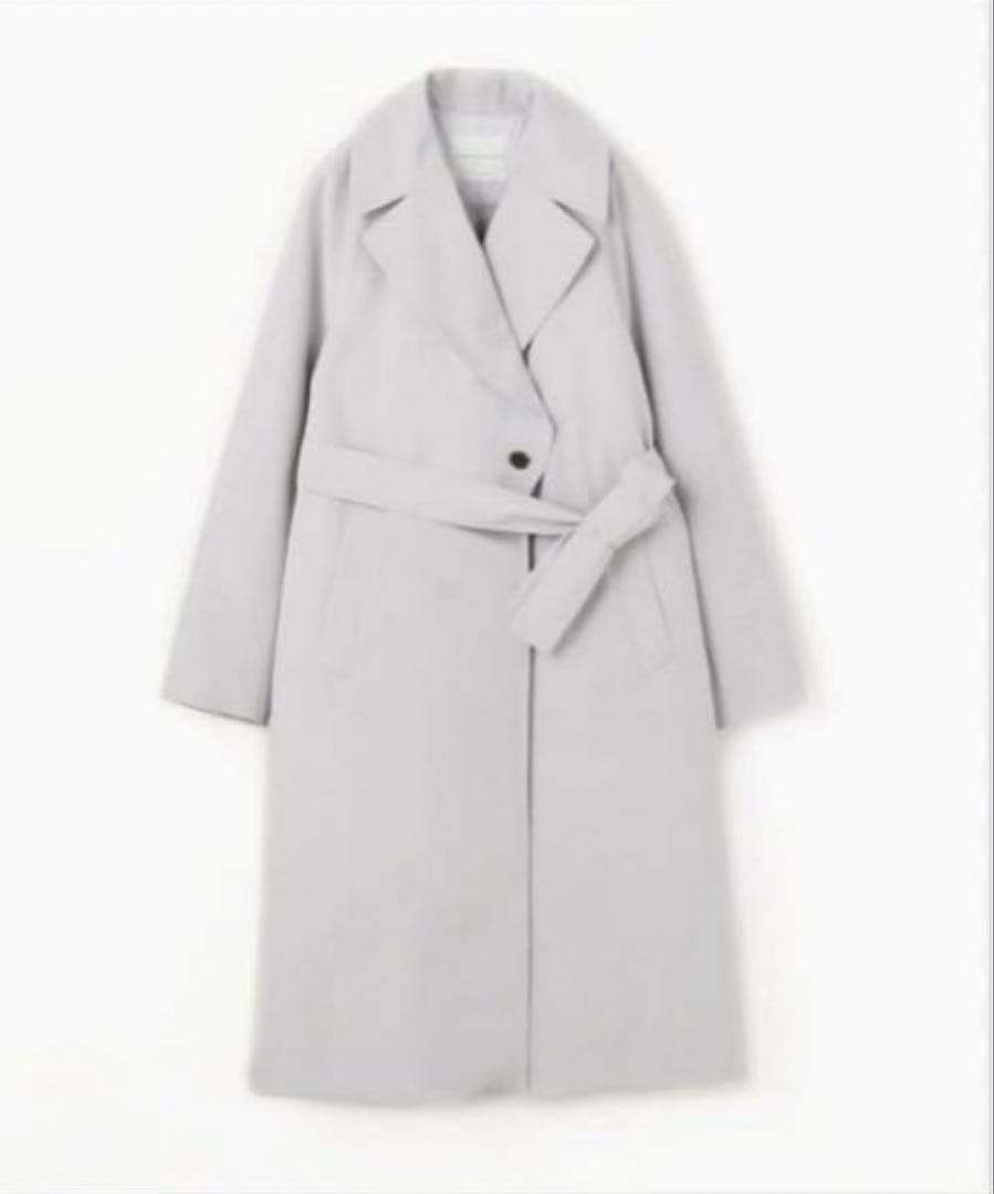 ロゼTOMORROWLAND ポリエステルコットン ベルテッドダウンコート