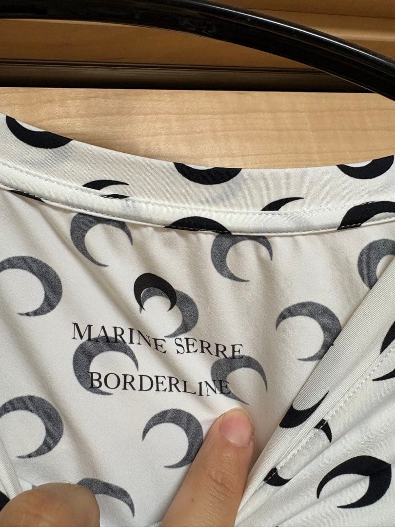 MARINESERRE Second Skin Moon長袖Tシャツ