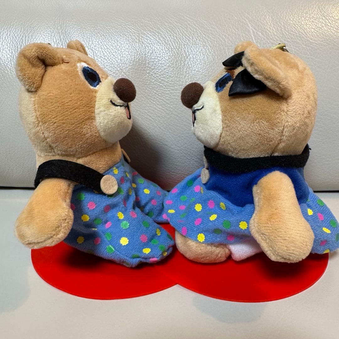 FEILER オールドテディ　リナ＆ニコ チャーム　キーホルダー