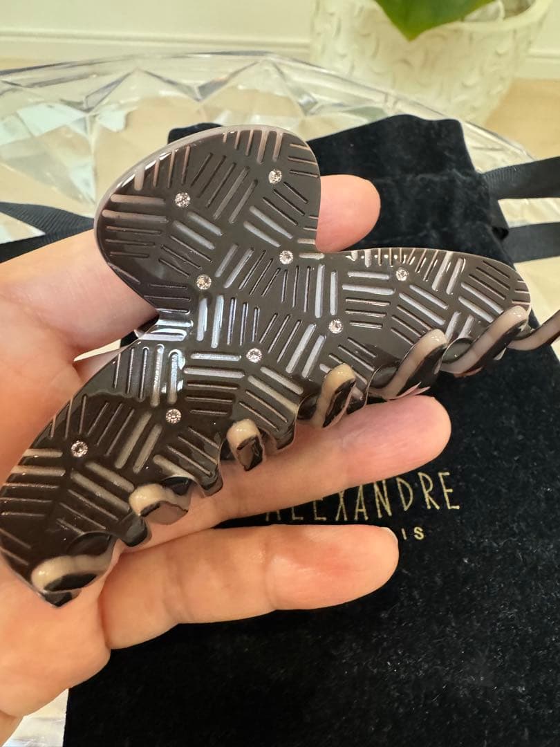 TAMAKO希少デザイン♡アレクサンドルドゥパリ　スワロフスキークリップ