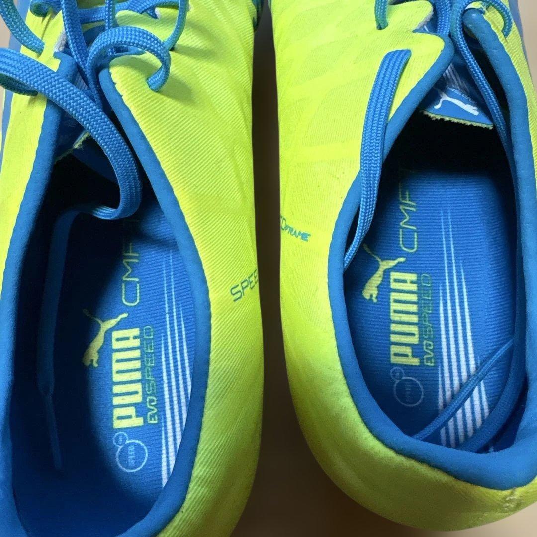 PUMA EVOSPEED サッカーシューズ イエロー/ブルー