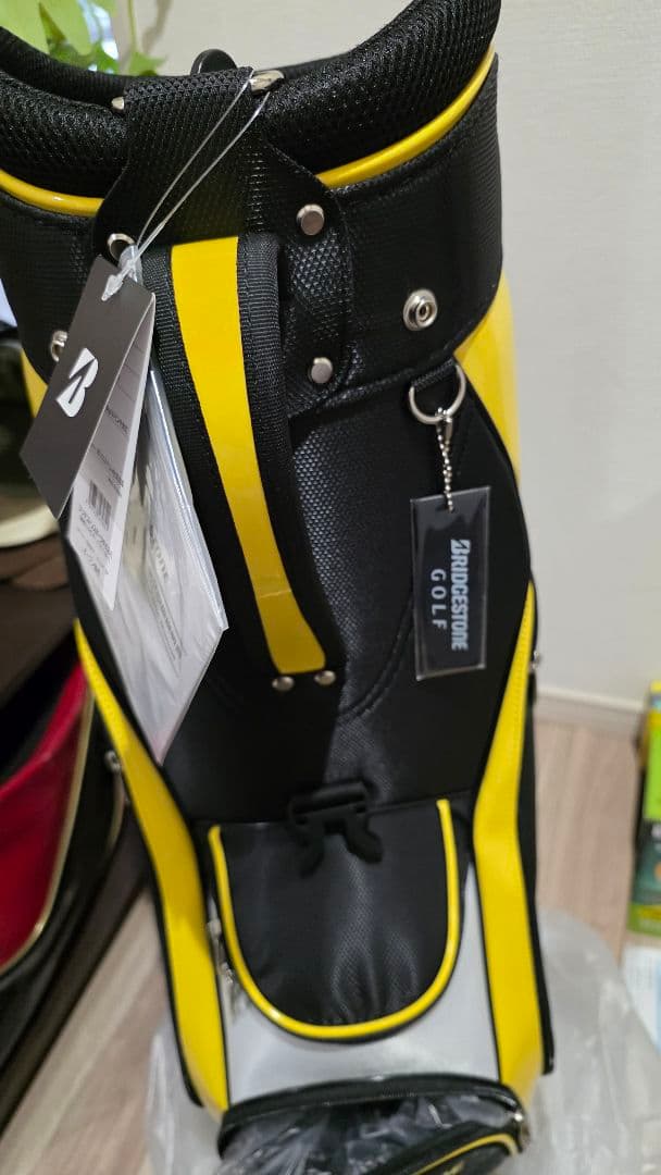 正月特価〜3日まで BRIDGESTONE GOLF キャディバッグ 黒/黄色