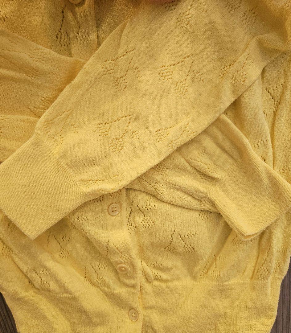 【ボンポワン♡セット　8A】　ワンピース＋黄色のカーディガン