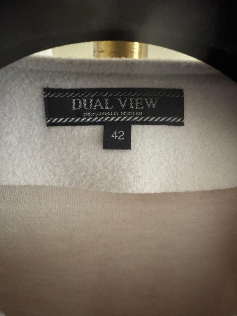 DUAL VIEW デュアルヴュー フリルスリーブ コート ノーカラー