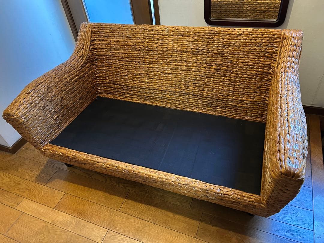 【送料込み】　ウォーターヒヤシンス　ソファ　wyja ウィージャ　２人掛け　バリ