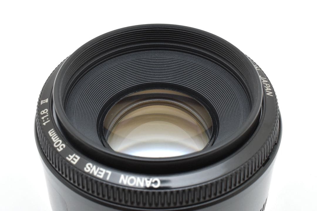 美品キャノン 単焦点レンズ Canon EF 50mm F1.8 II