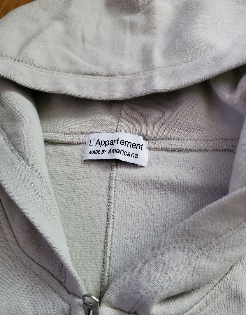 本日価格★アパルトモン AMERICANA ナチュラル フーディーパーカー