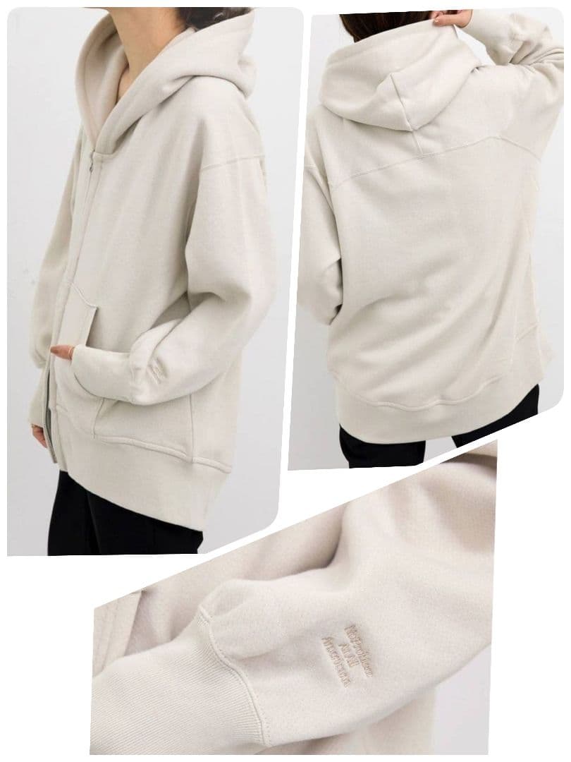 本日価格★アパルトモン AMERICANA ナチュラル フーディーパーカー