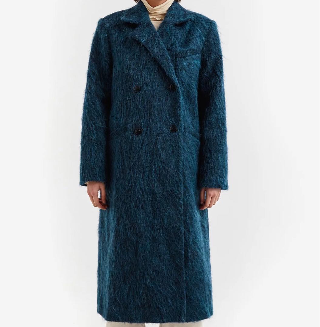 ジャケット・アウター GANNI Fluffy Wool Coat 38