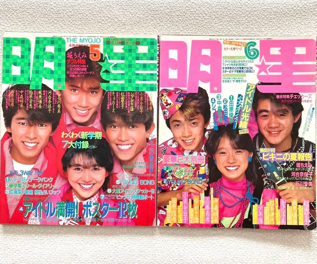 明星　1984年5月号 6月号　付録なし