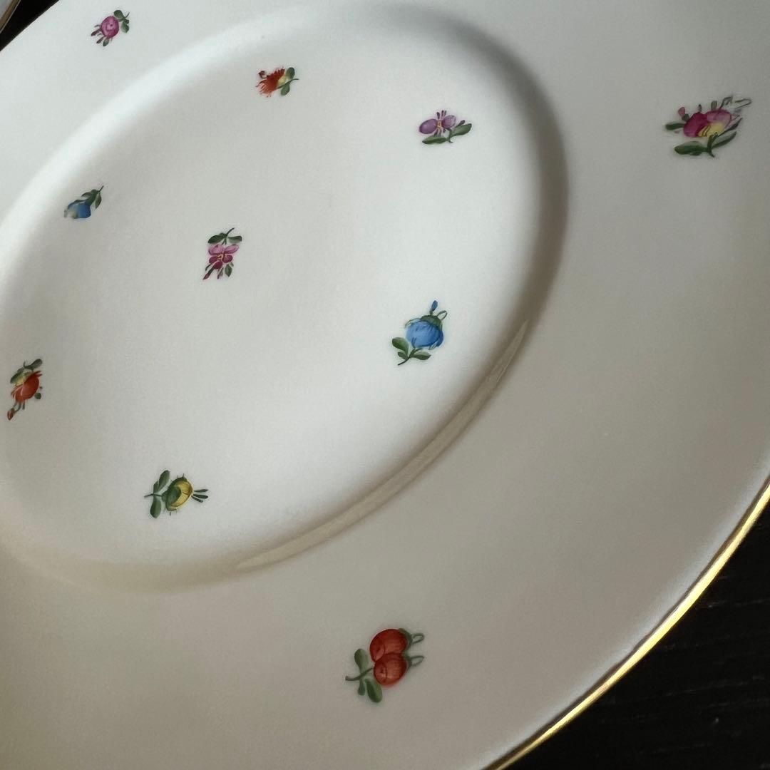 アウガルテン『スキャタードフラワー』ディナープレート 2枚セット