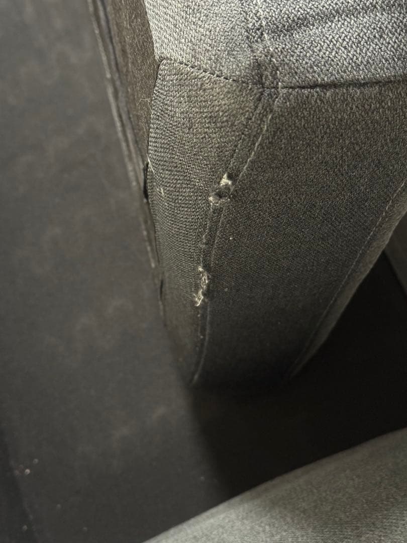 ロウヤ カウチソファ コーナーソファ 3人掛け 4人掛け L字 チャコールグレー