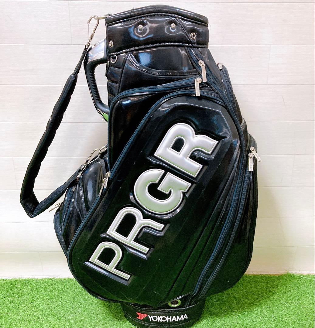 5.プロギア　3点式　高級キャディーバッグ　ゴルフクラブケース　保冷ポケット付き