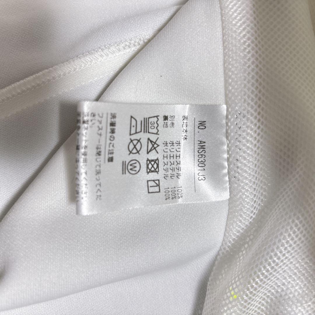 and per seフード付き ウインドブレーカー Mサイズ ホワイト ゴルフ