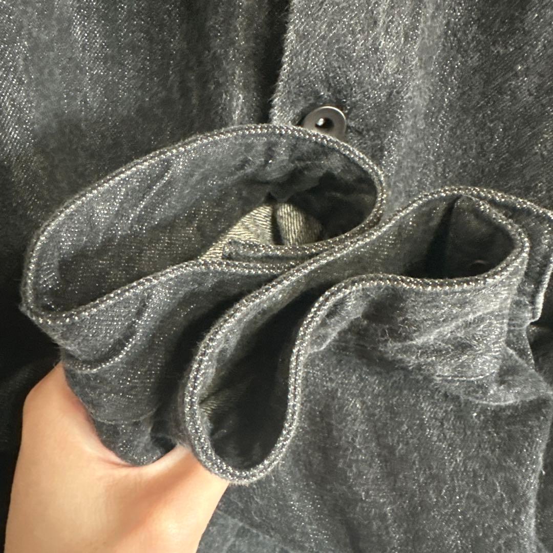 廃盤 COMOLI デニムジャケット&パンツ サイズ2 ブラックエクリュ