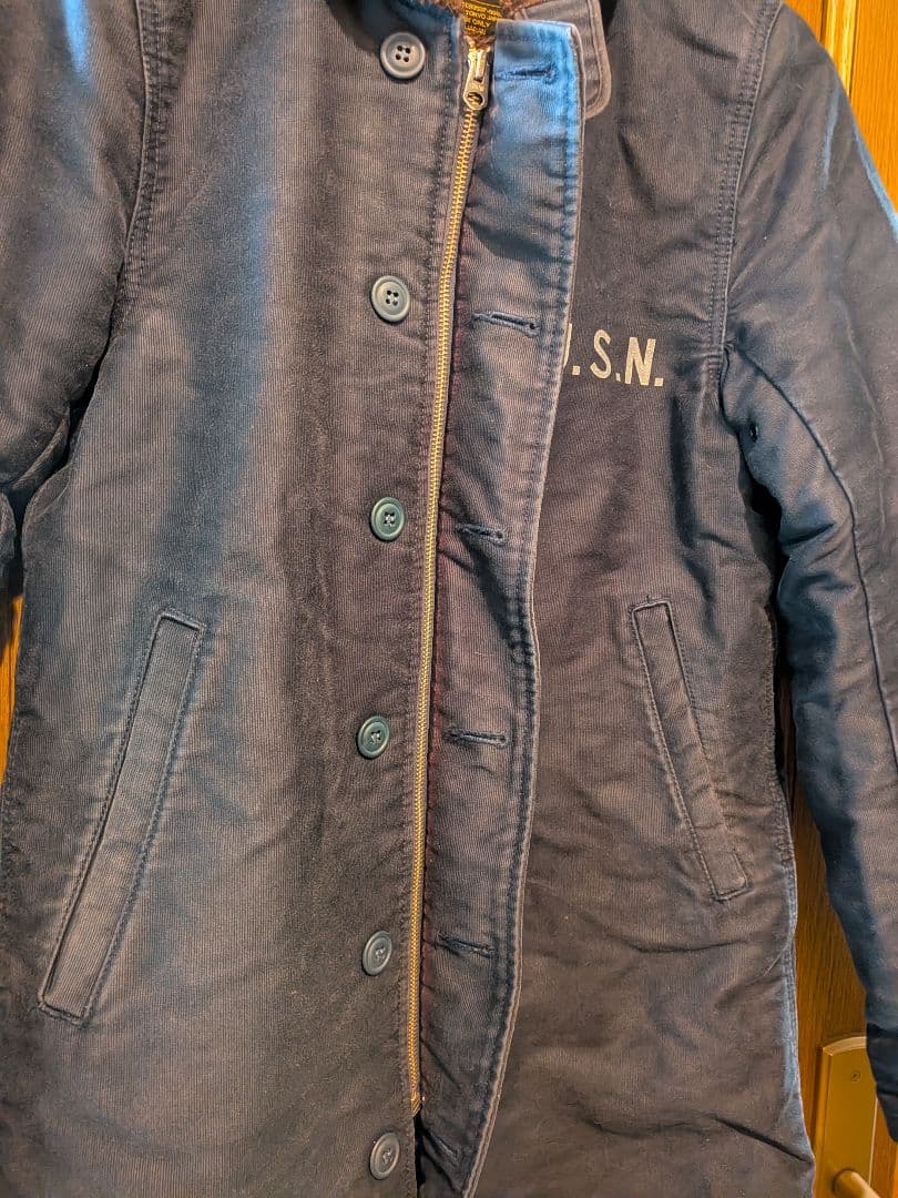 MARKAWARE マーカウェア N-1 デッキジャケットロング S アルパカ