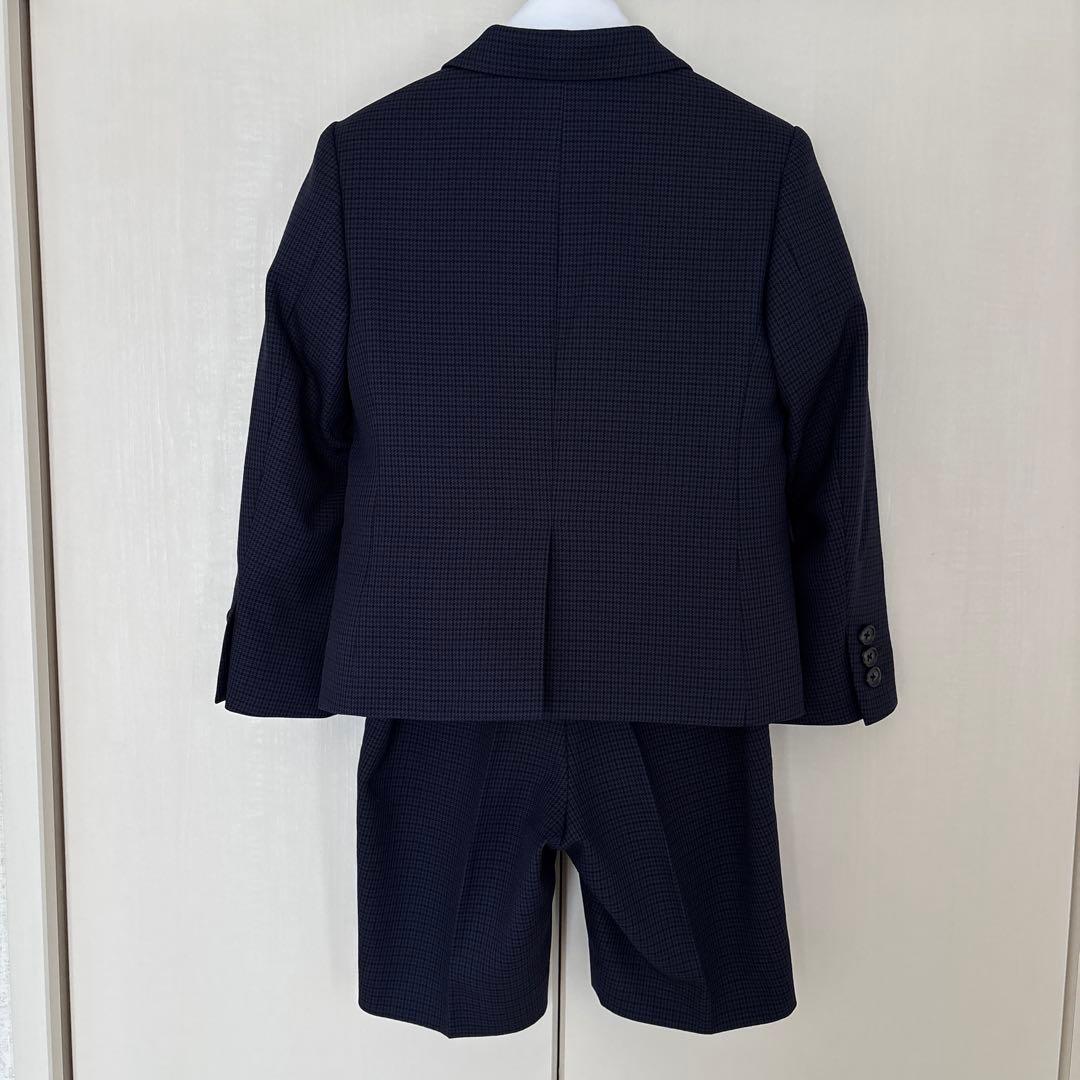 プティマイン 男の子 スーツ フォーマル セット 120 ネイビー 紺 七五三