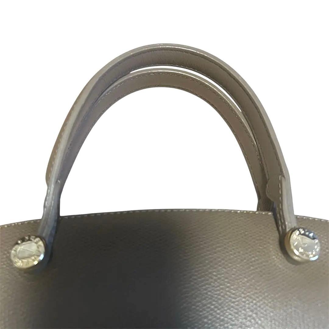 【極美品】FURLA パイパー M 2WAY ベージュ系 保管袋付き レザー