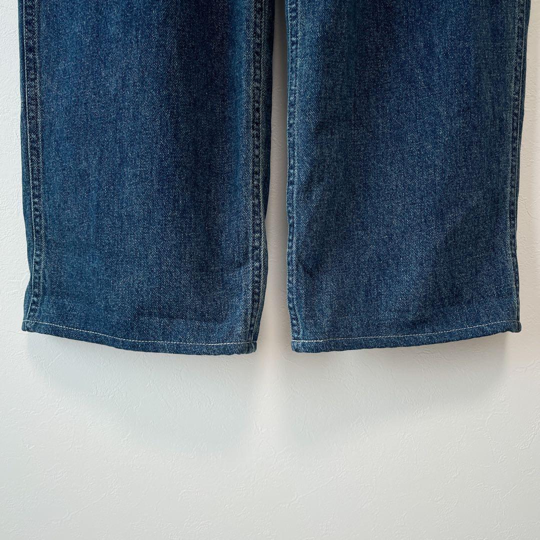 美品 Johnbull 11ozデニムサスペンダーアーミーパンツ ストレート