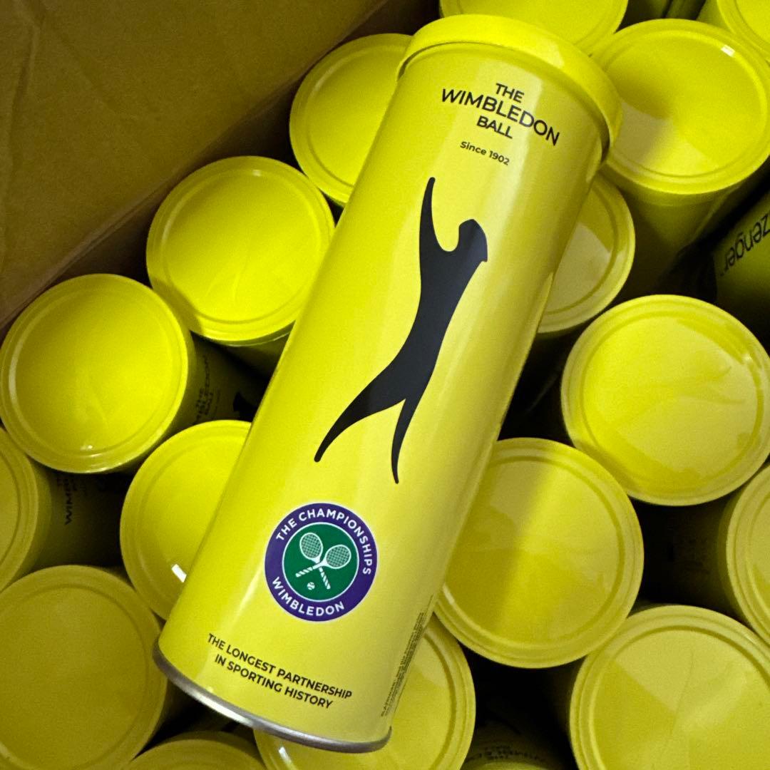 ウィンブルドン公式 スラセンジャー テニスボール 24デザイン 24缶1カートン