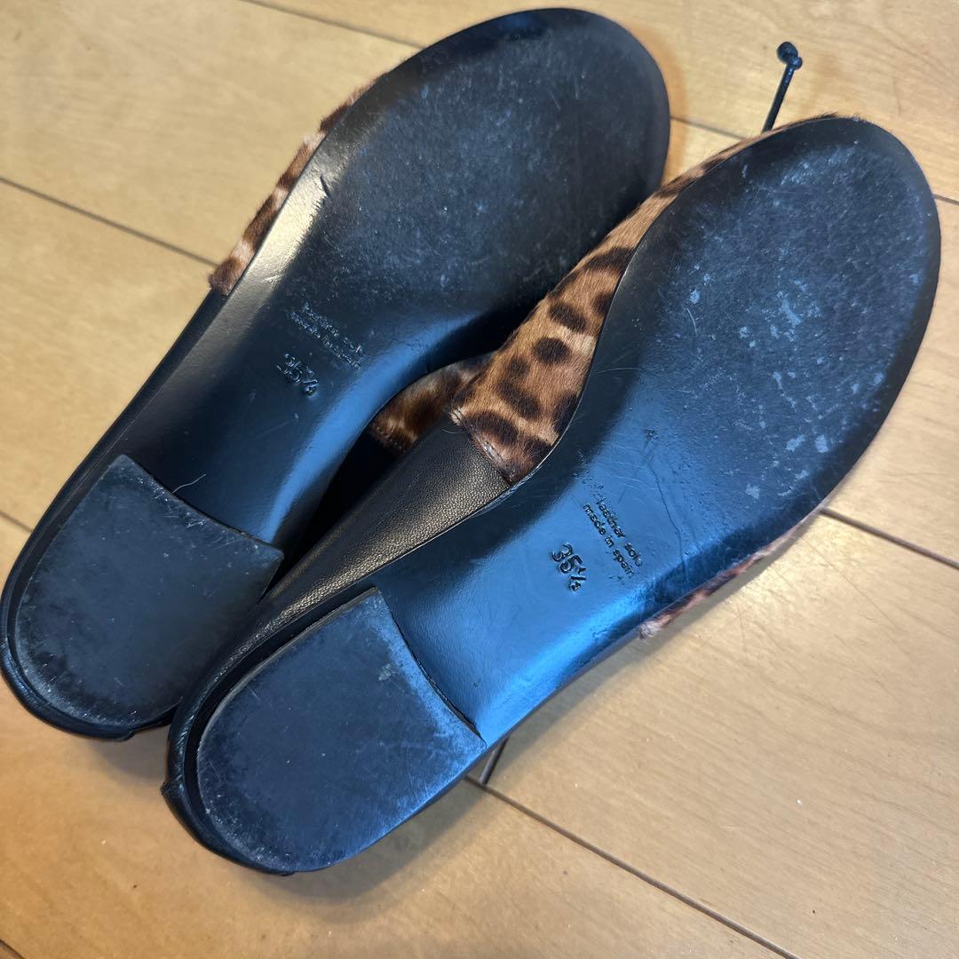 J&M Davidson / レオパード バレエシューズ 35ハーフ