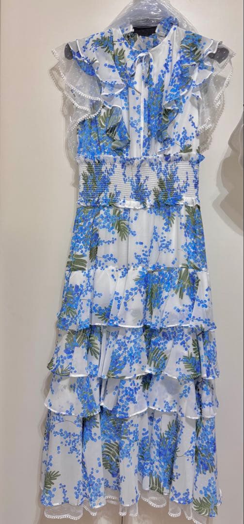 値下げ‼️大人気❗️✨ERUKEI-Settanフラワープリントフリルドレス