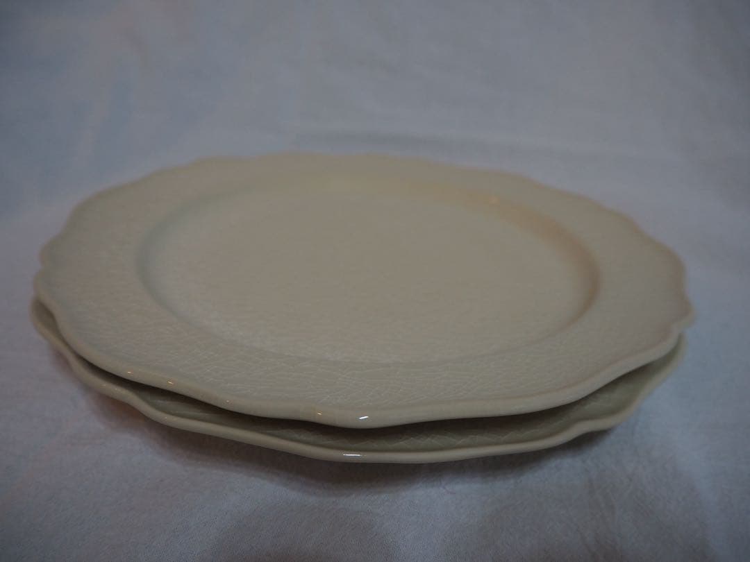 新品未使用　石川隆児 Flower rim Plate kannyu 2枚