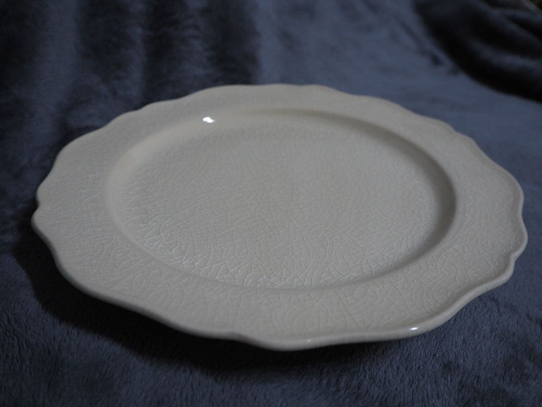 新品未使用　石川隆児 Flower rim Plate kannyu 2枚
