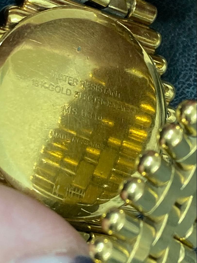 Christian Bernard ゴールド クォーツ腕時計