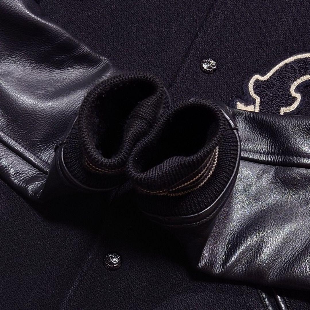 COOTIE 袖レザースタジャン Glory Bound S