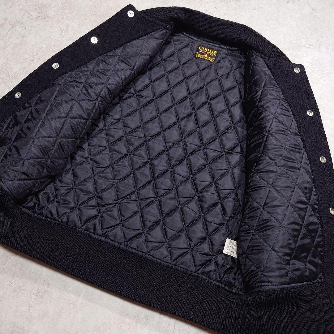 COOTIE 袖レザースタジャン Glory Bound S