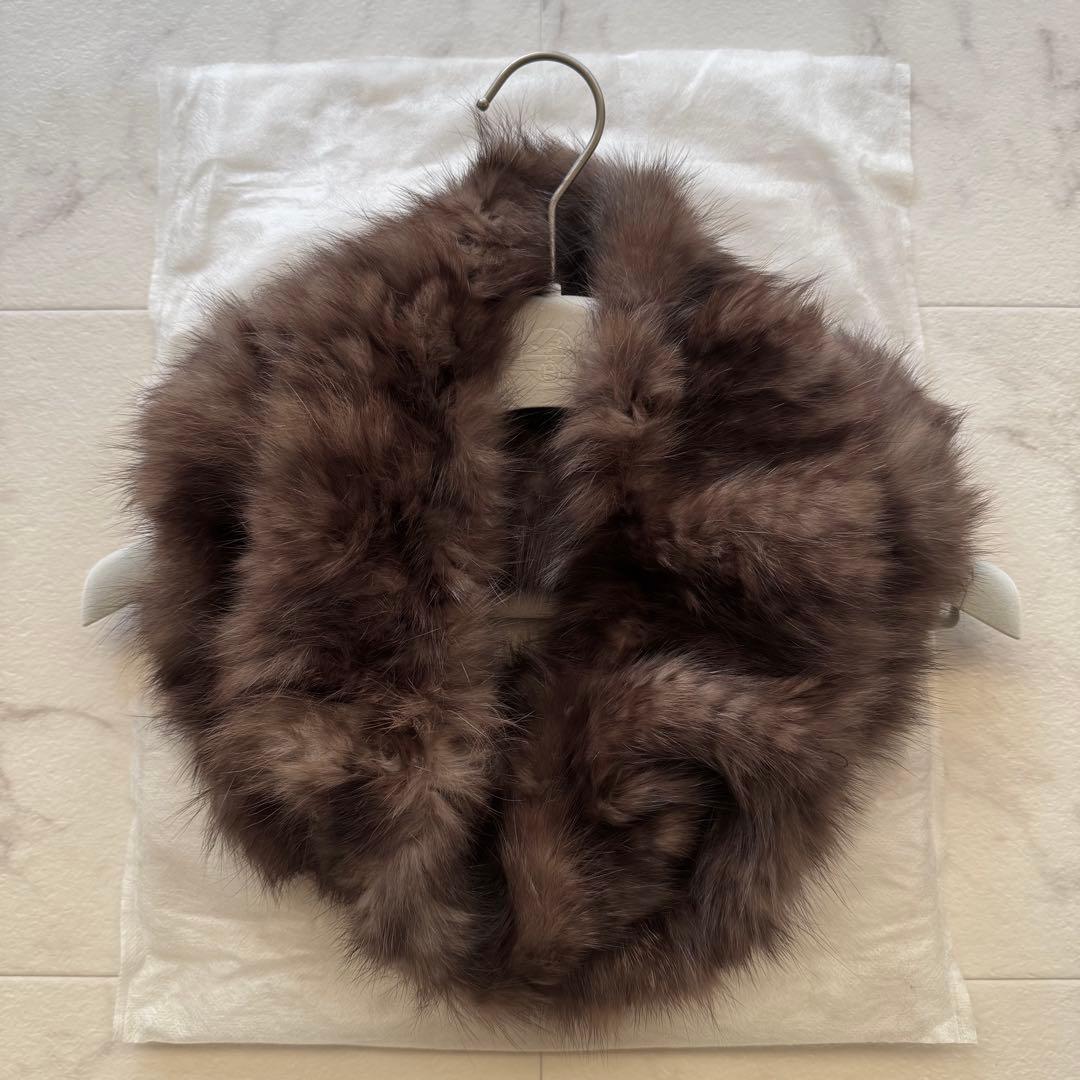 【専用】ロシアンセーブル フルスキンスヌード マフラー 毛皮 ファー