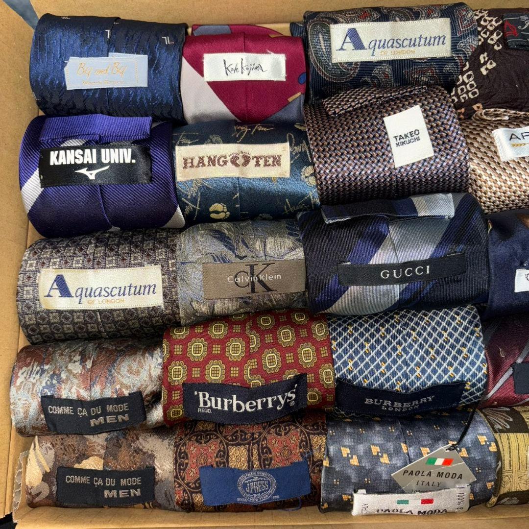 ネクタイ ブランドネクタイ まとめ売り 71本セット 10e