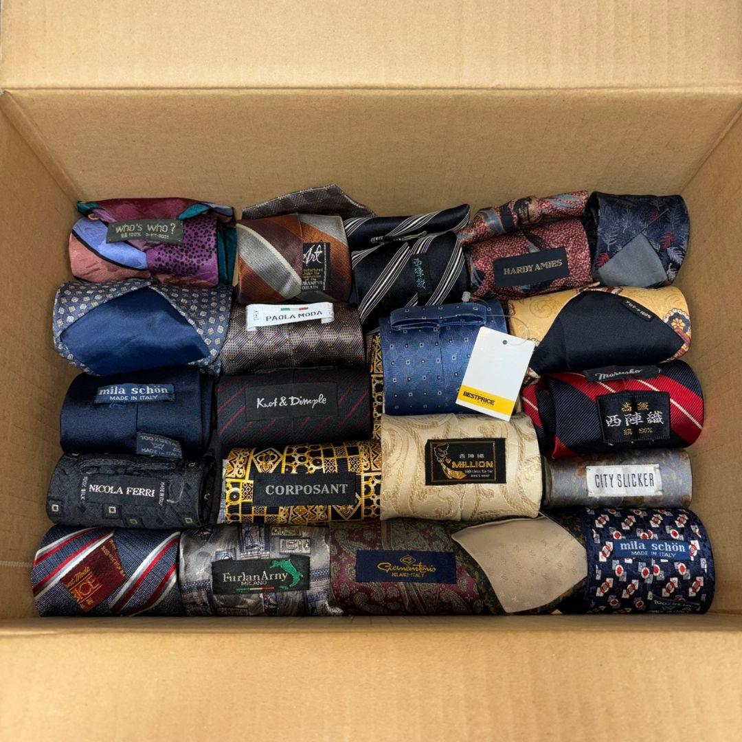 ネクタイ ブランドネクタイ まとめ売り 71本セット 10e