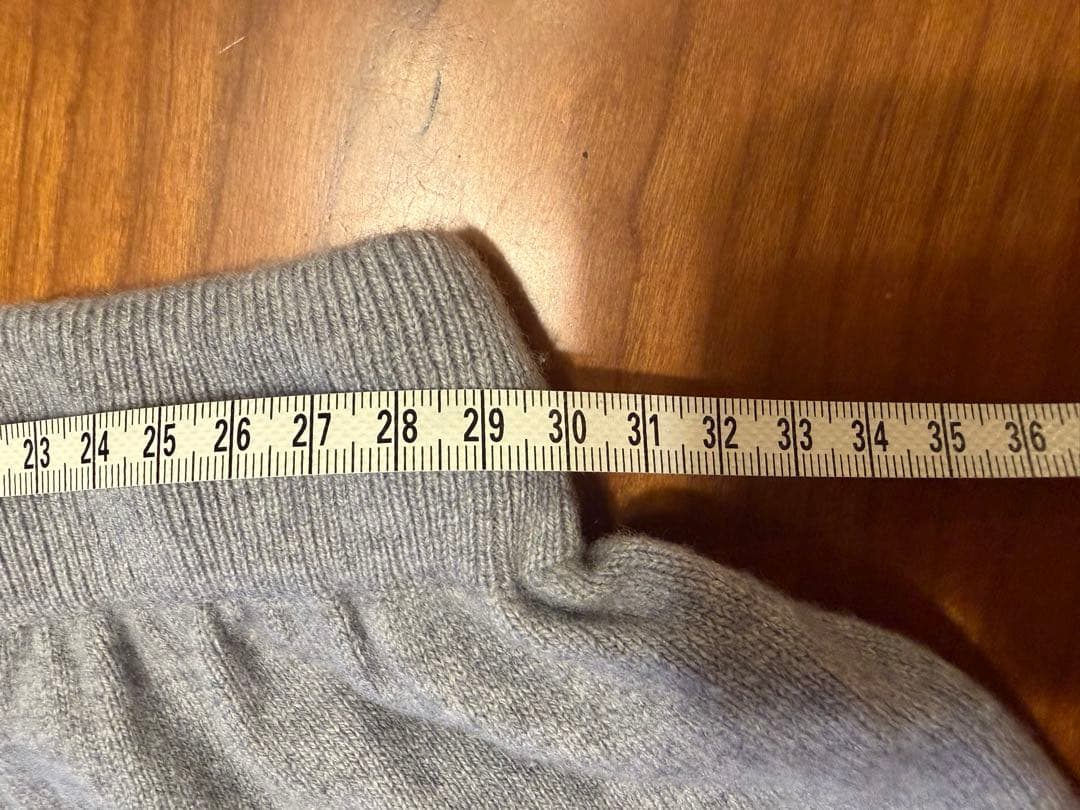 【未使用品】ファビアナフィリップ　カシミヤシルク入りニットパンツ