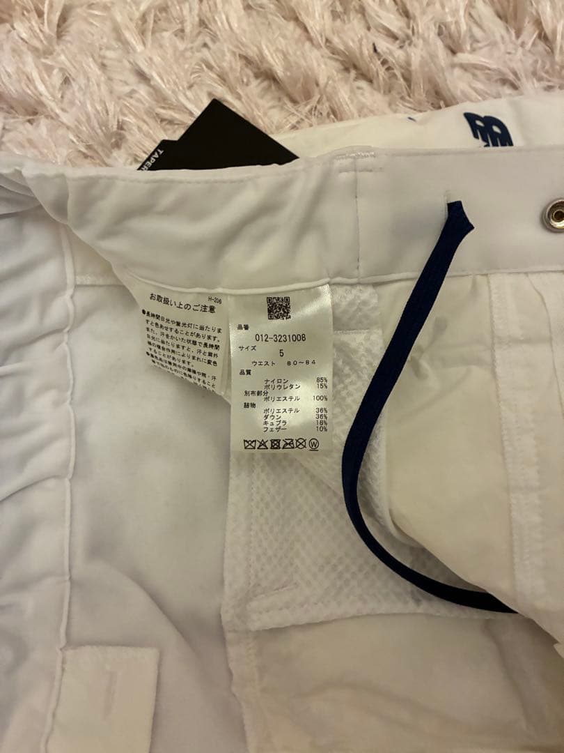 new balance golf吸湿発熱 ライトダウン テーパードパンツ L