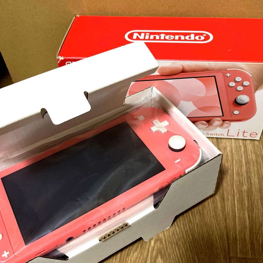 Nintendo Switch Lite コーラル　ピンク　動作確認済み