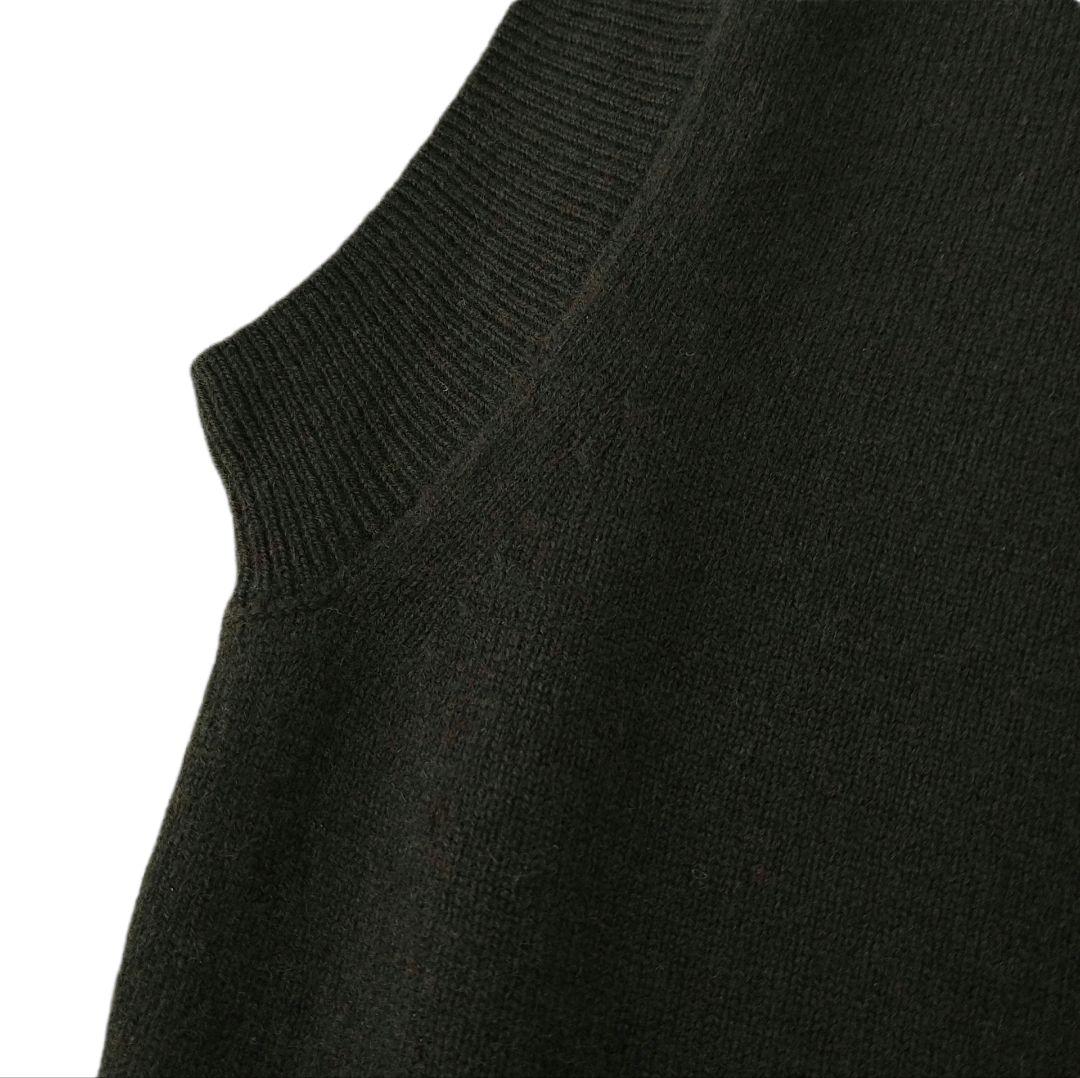 ■美品 MARGARET HOWELL ウールカシミヤ モックネックニットベスト