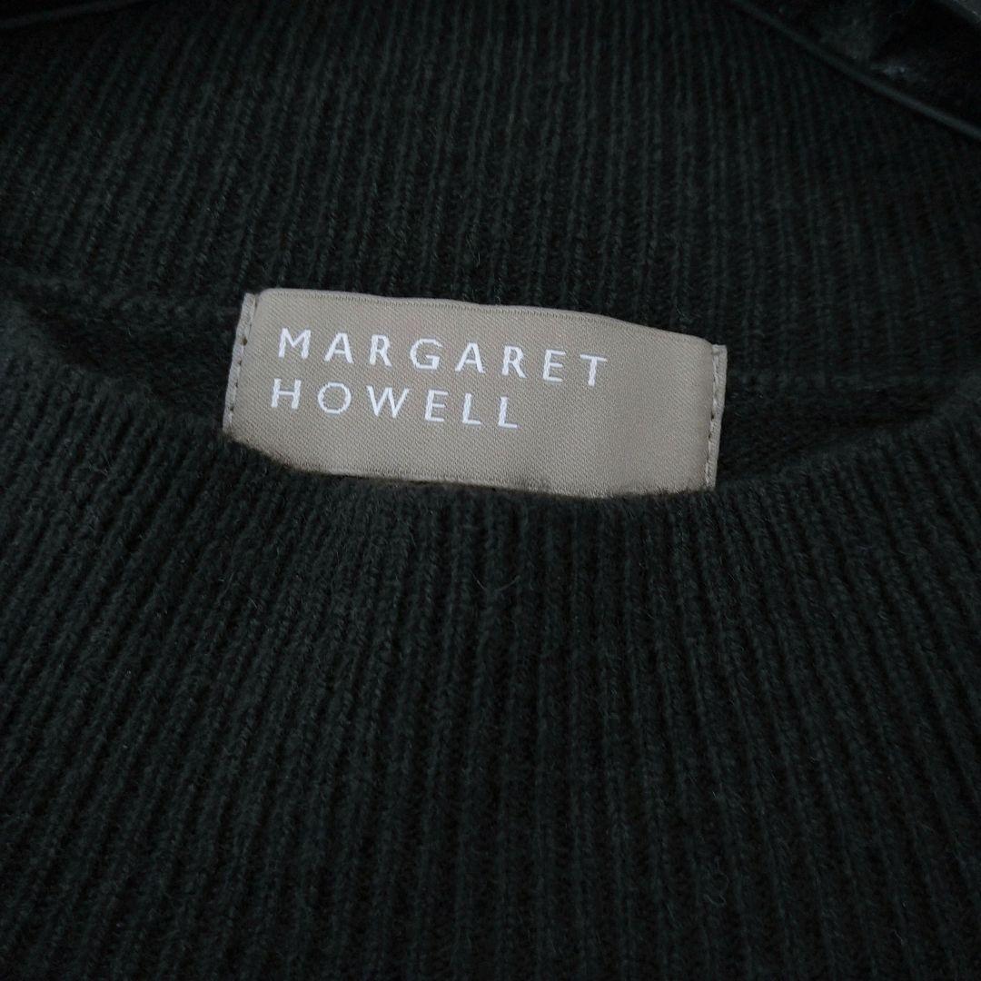 ■美品 MARGARET HOWELL ウールカシミヤ モックネックニットベスト
