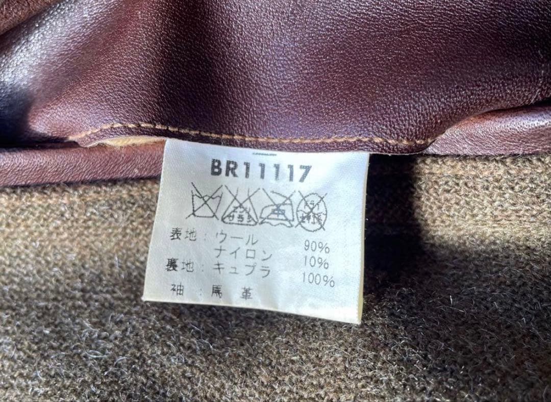 Buzz Rickson's レザージャケット オリーブグリーン