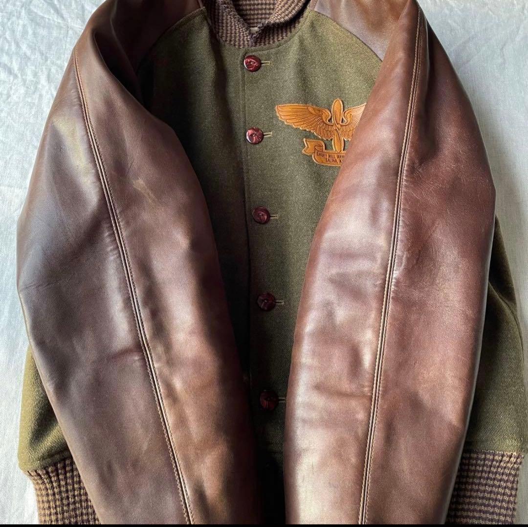 Buzz Rickson's レザージャケット オリーブグリーン