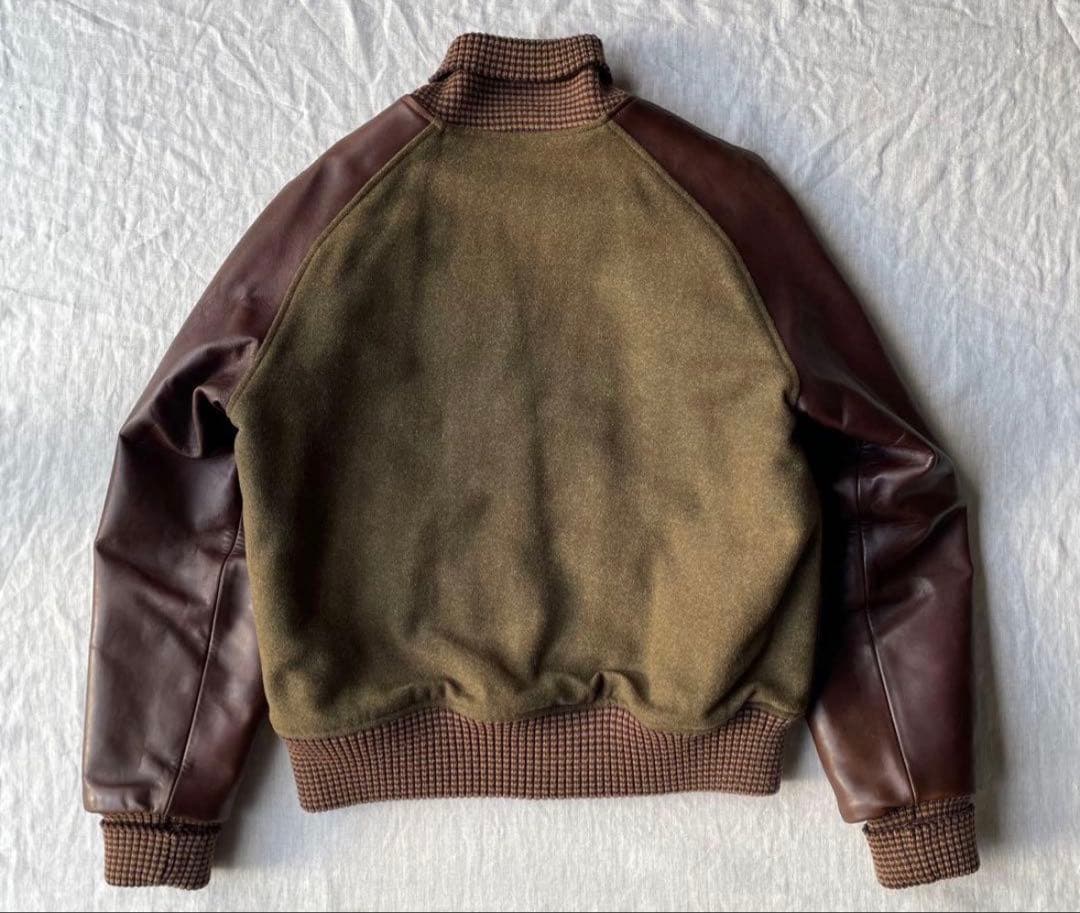 Buzz Rickson's レザージャケット オリーブグリーン