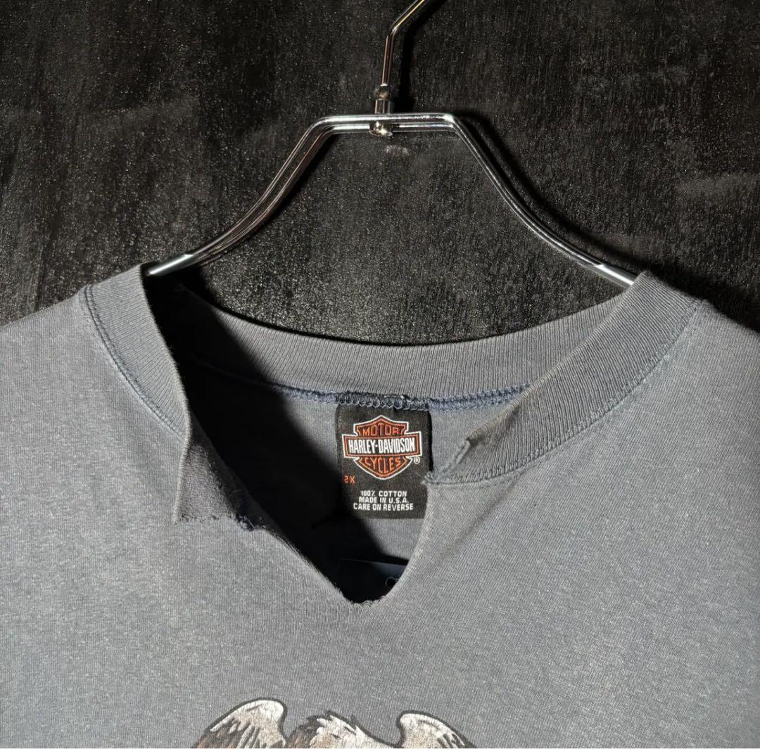 USA製　HARLEY-DAVIDSON ハーレーノースリーブ　アメリカ製