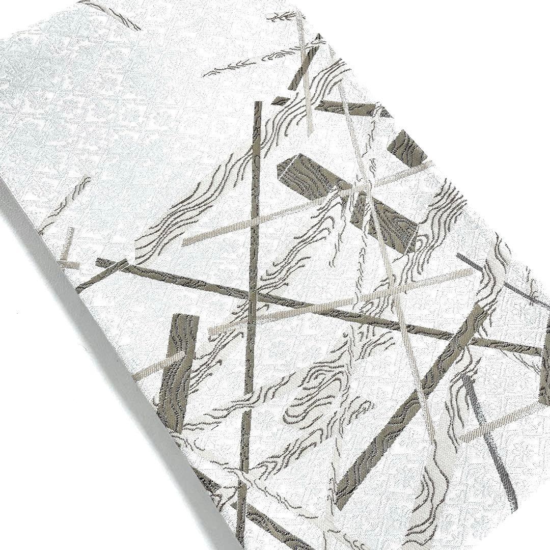 専用帯6190 ●人間国宝 加賀友禅作家 木村雨山 高級 正絹 落款 六通 袋帯