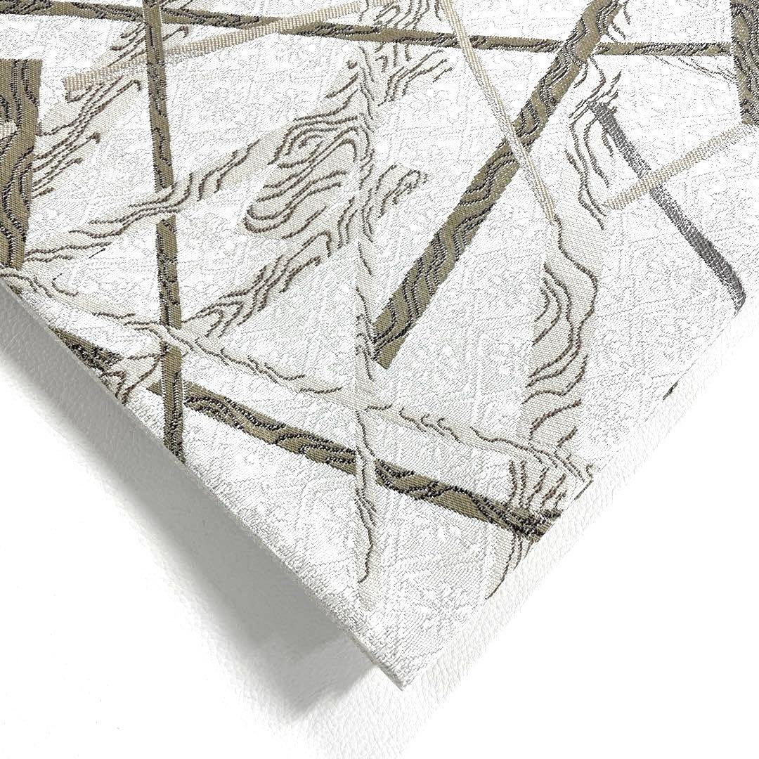 専用帯6190 ●人間国宝 加賀友禅作家 木村雨山 高級 正絹 落款 六通 袋帯